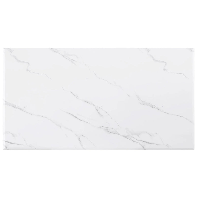 Maciel - Coffee Table With Accents - White Marble