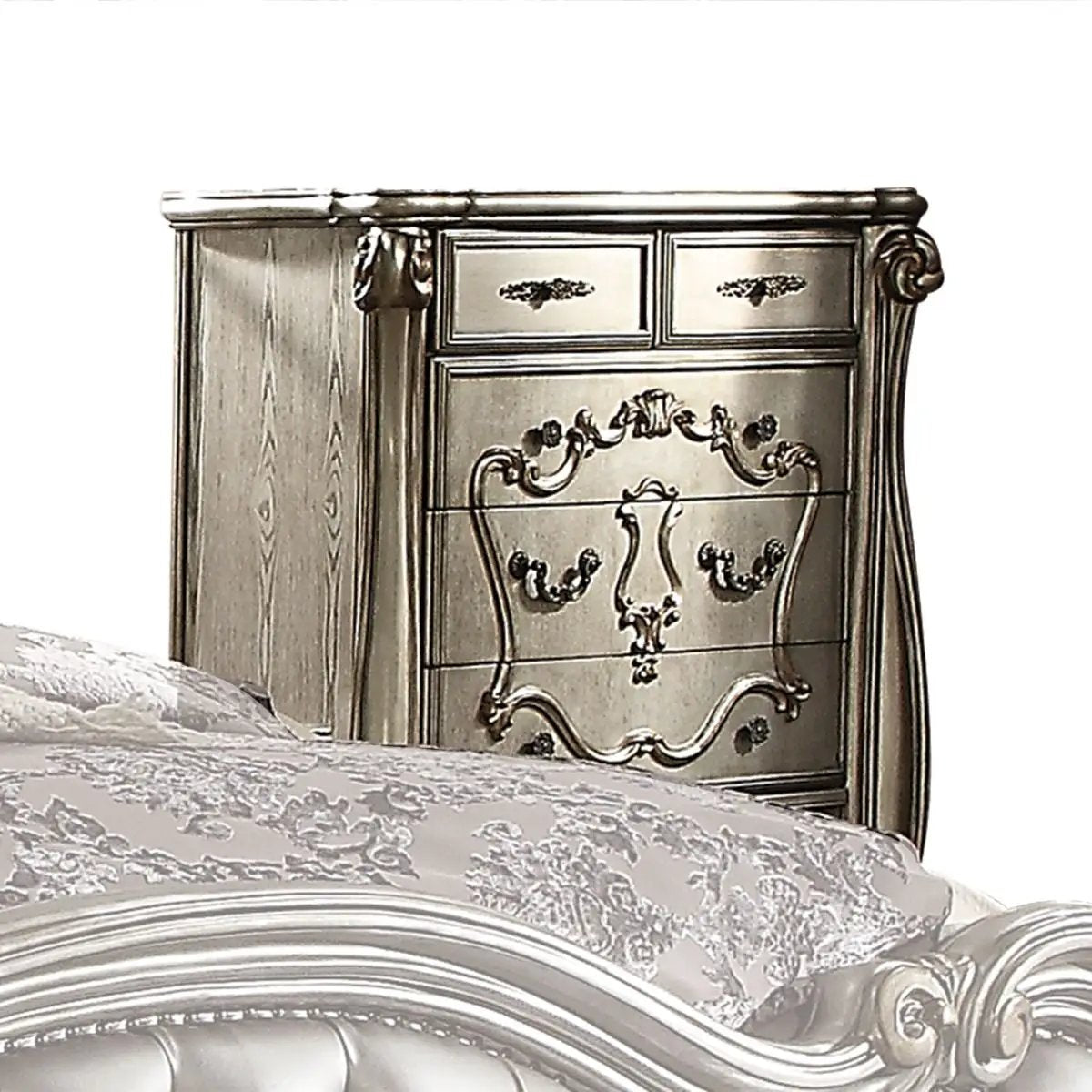 Versailles - Chest - Antique Platinum Finish by Unique Piece Furniture