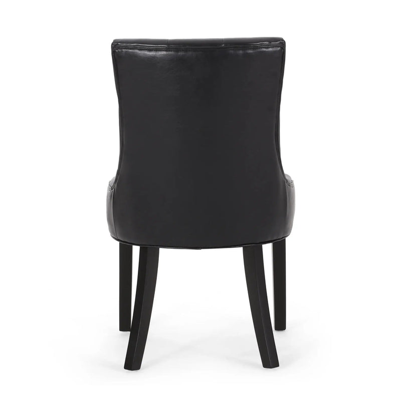 Cheney Contemporary Dining Chair Tufted Upholstery (Set of 2) by HouseOfZazla