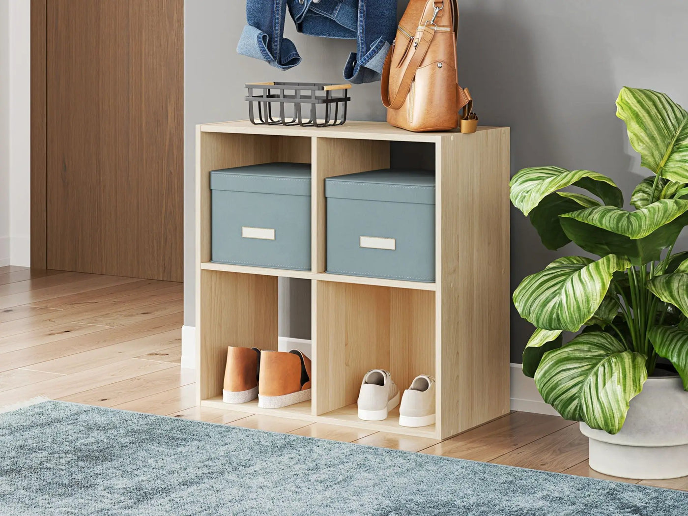 Piperton - Cube Organizer - Wood by Unique Piece Furniture