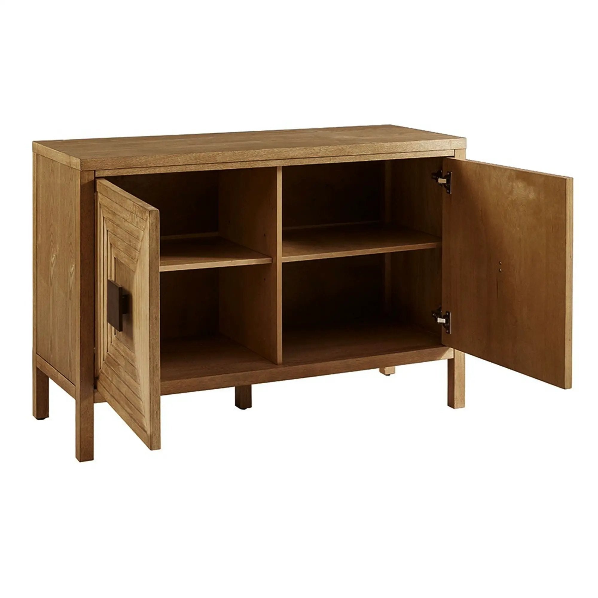 Accent Cabinet With Adjustable Shelves - Natural by HouseOfZazla