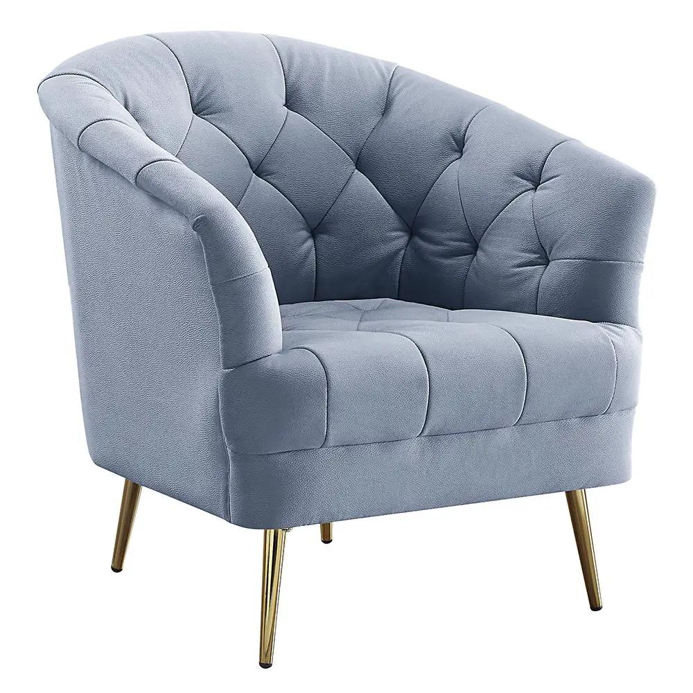 Bayram - Chair - Light Gray Velvet by Unique Piece Furniture