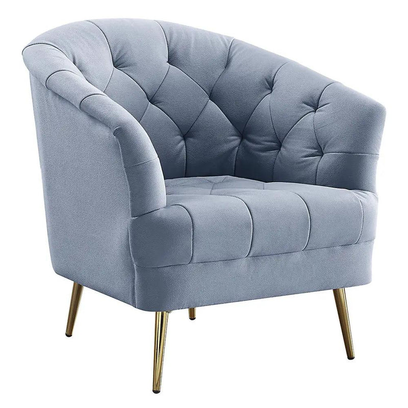 Bayram - Chair - Light Gray Velvet by Unique Piece Furniture