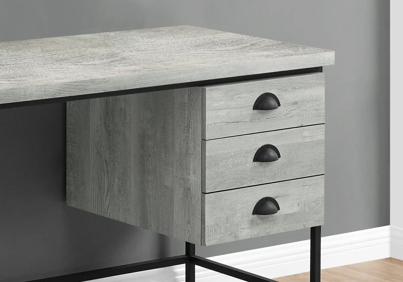Computer Desk For Home Office, Laptop, 3 Storage Drawers, Contemporary & Moder by Unique Piece Furniture