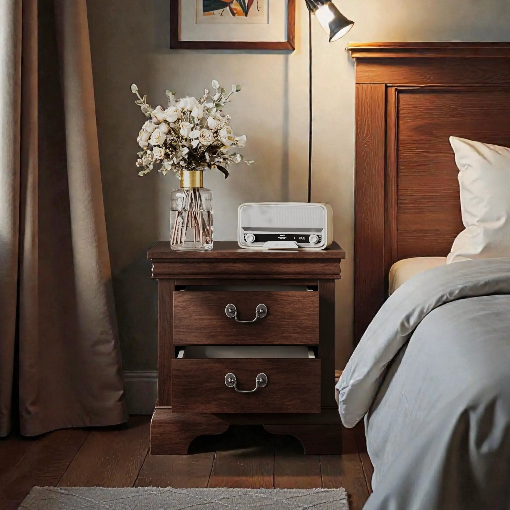 Nightstand With 2 Drawers by Unique Piece Furniture