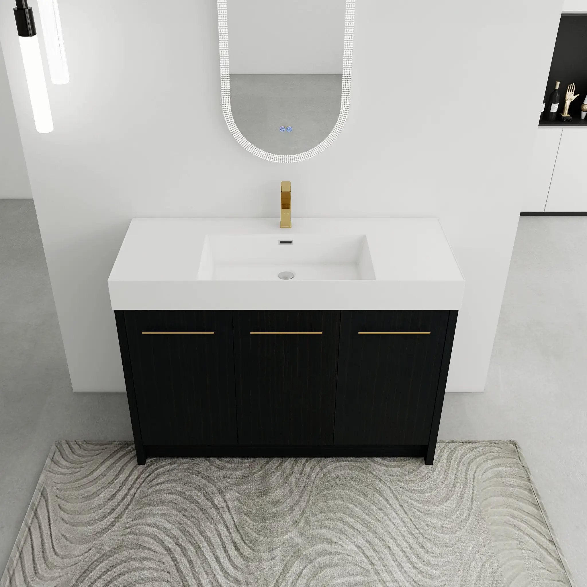 48 Inch Freestanding Bathroom Vanity by HouseOfZazla