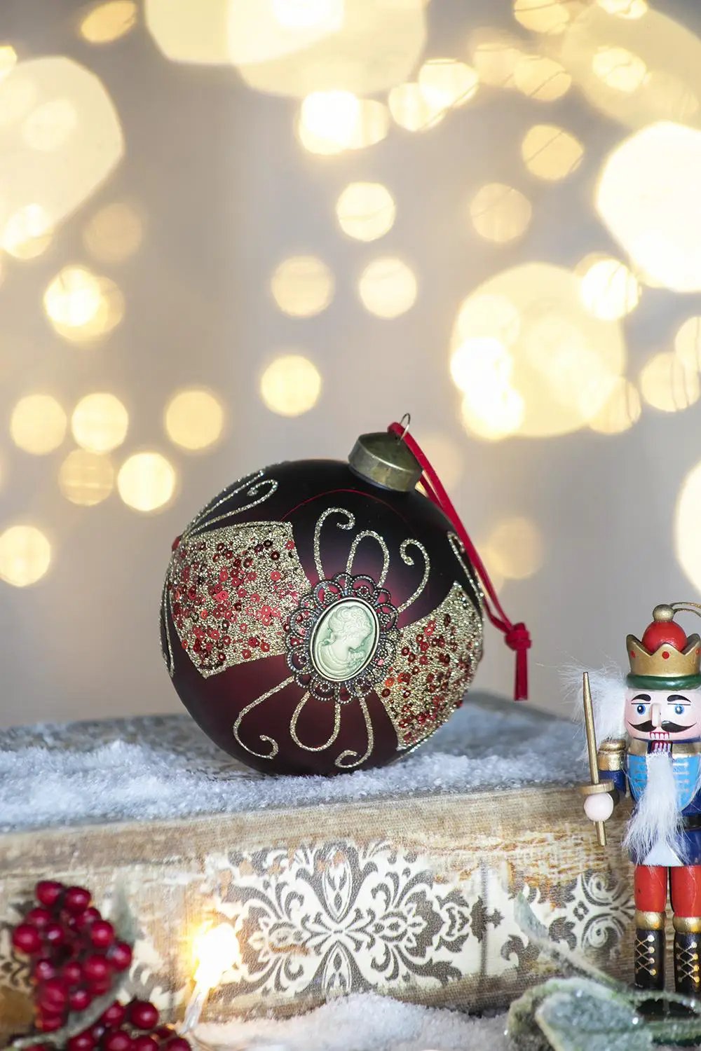 Decorative Hanging Ball Christmas Tree Ornaments For Holiday Decorations (Set of 6) by HouseOfZazla
