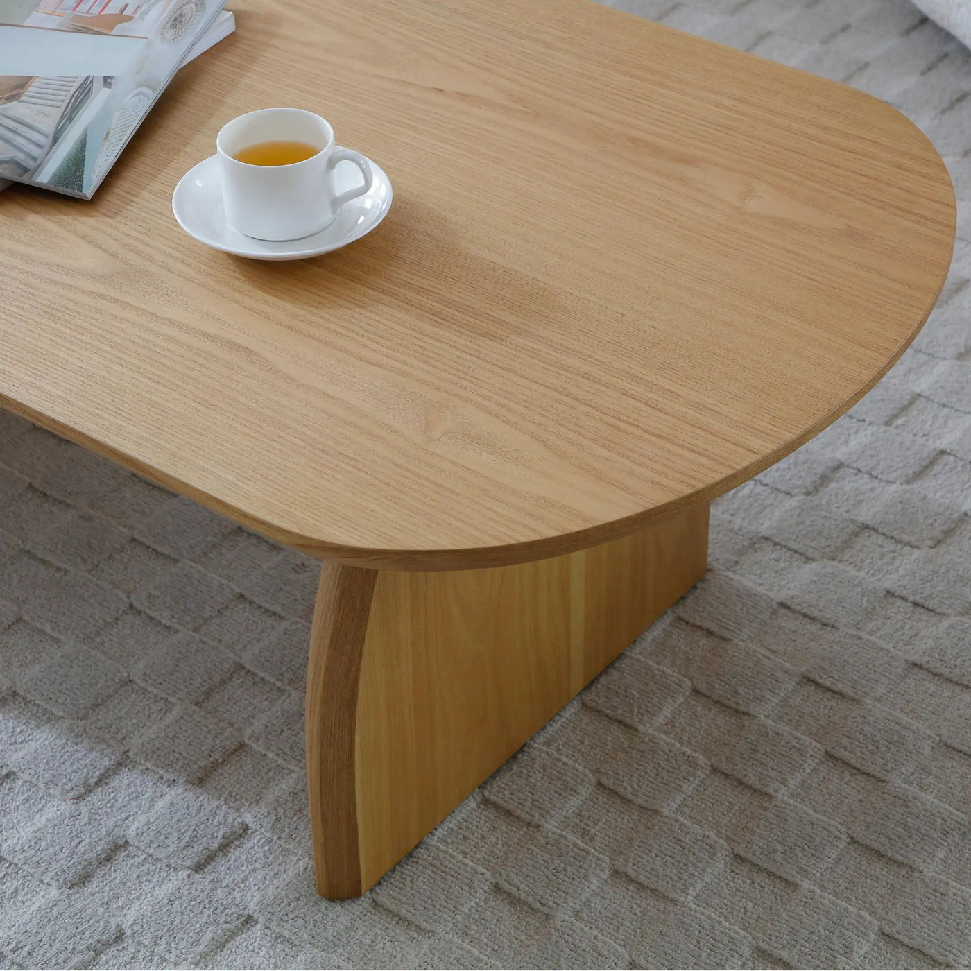 Oval Coffee Table For Living Room by HouseOfZazla