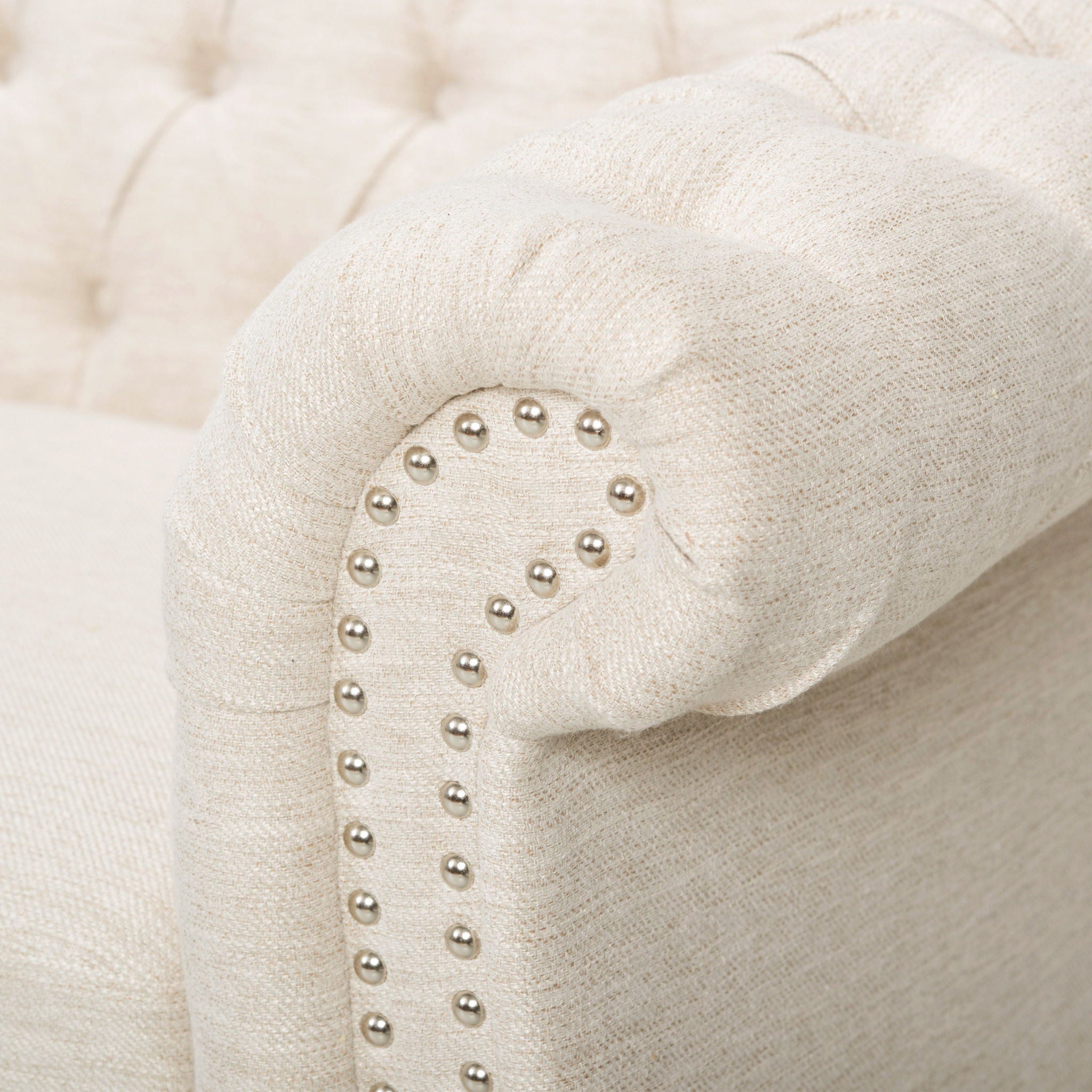 Chesterfield Style 3 Seater Sofa With Deep Button Tufting by HouseOfZazla