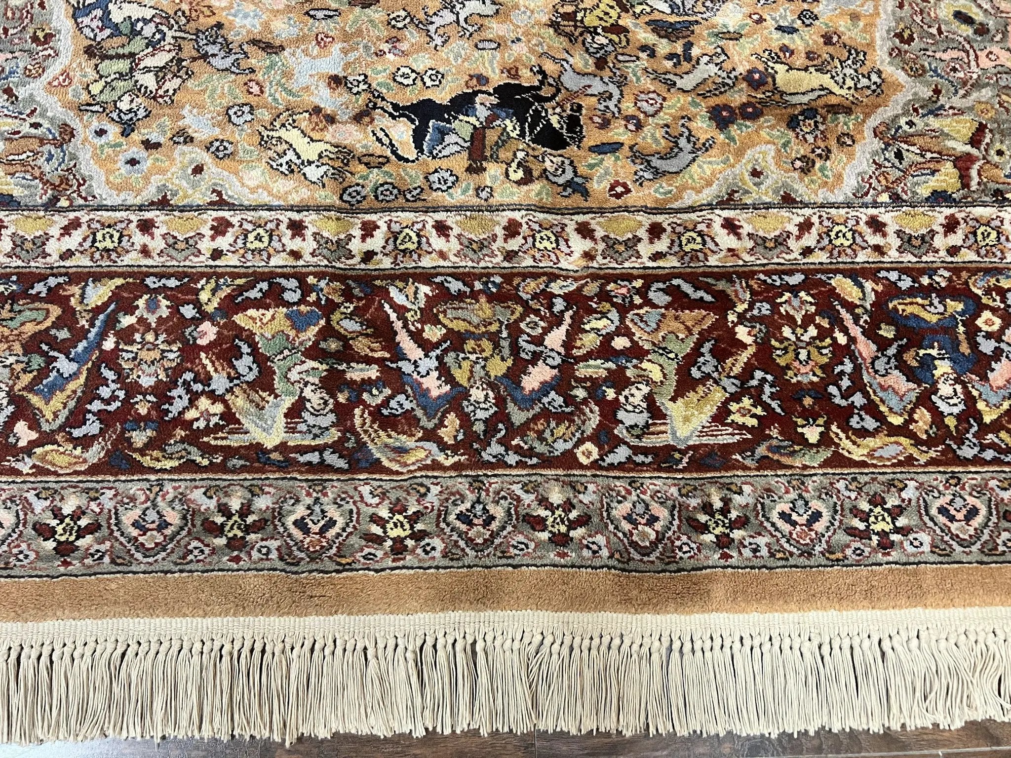 Karastan Rug 8.8 x 12 Persian Hunting Rug #723, Wool Pile by Jewel Rugs