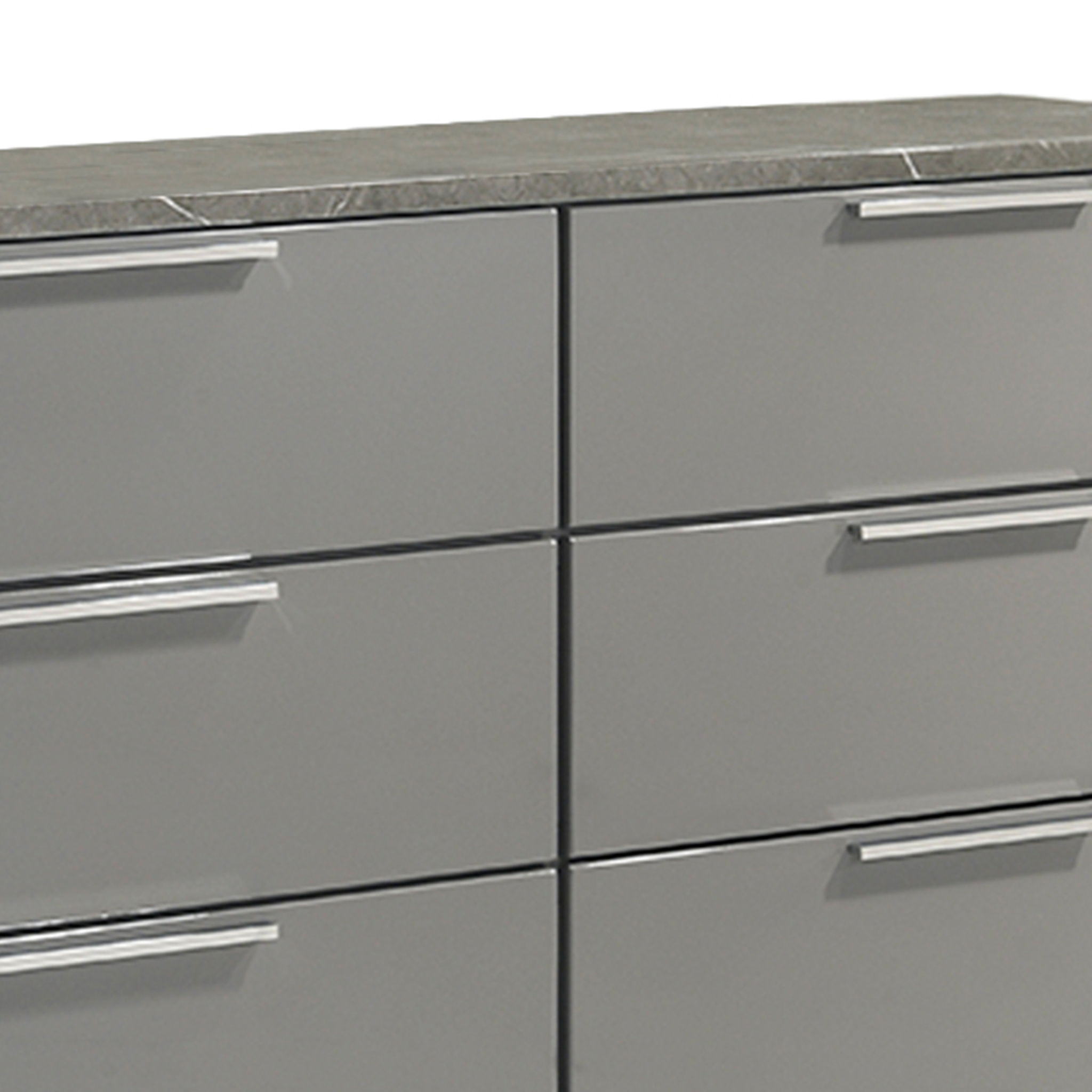 Elara - Dresser With Spacious Drawers - Gray by HouseOfZazla