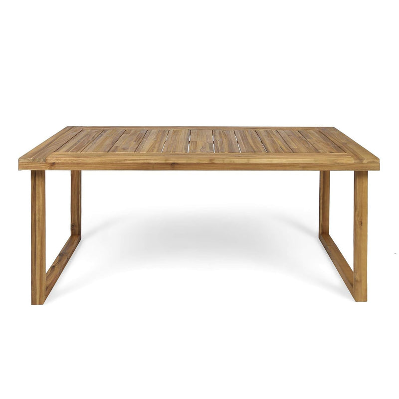 Outdoor Dining Set - Sandblast Natural Finish by HouseOfZazla