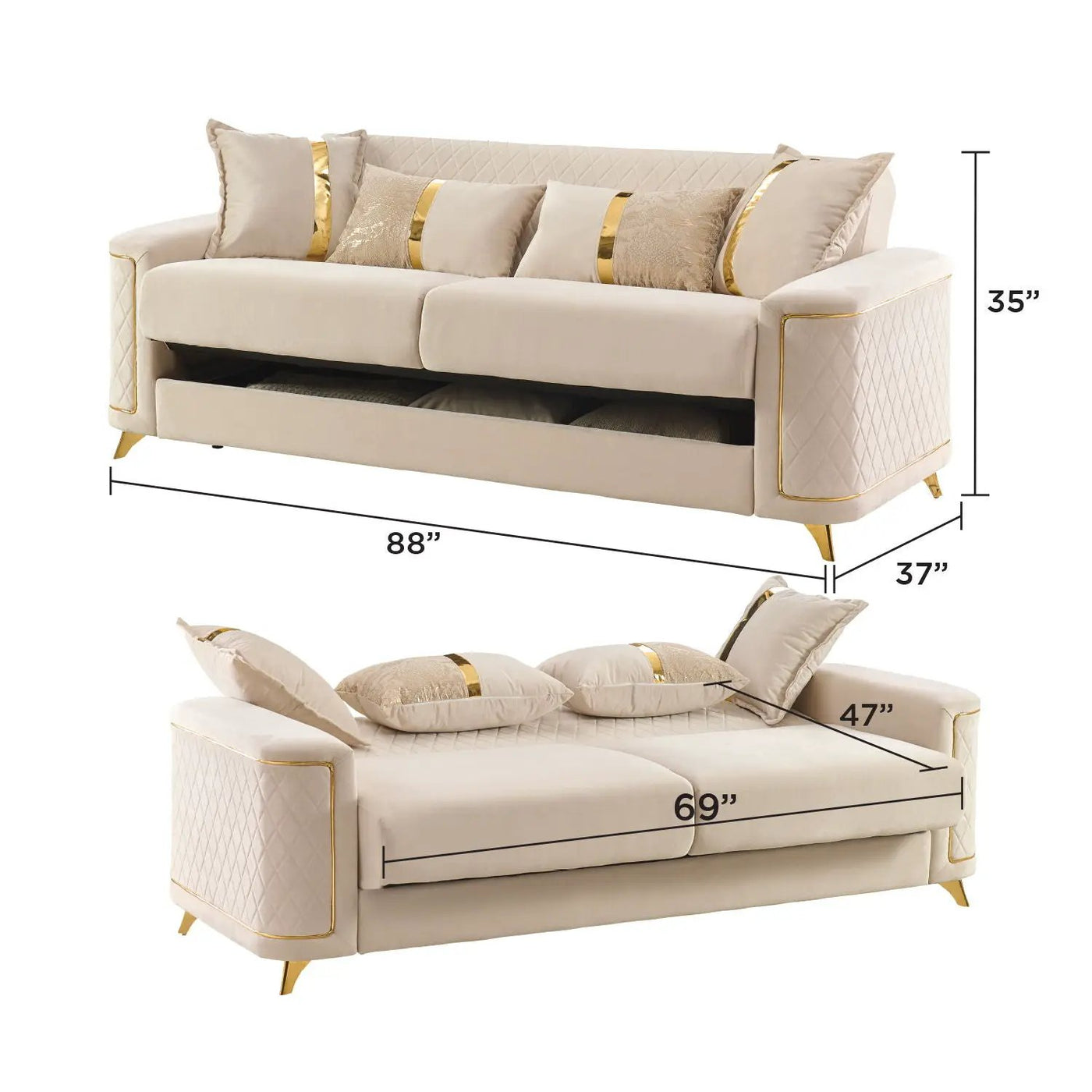 Lisa - Sofa by HouseOfZazla