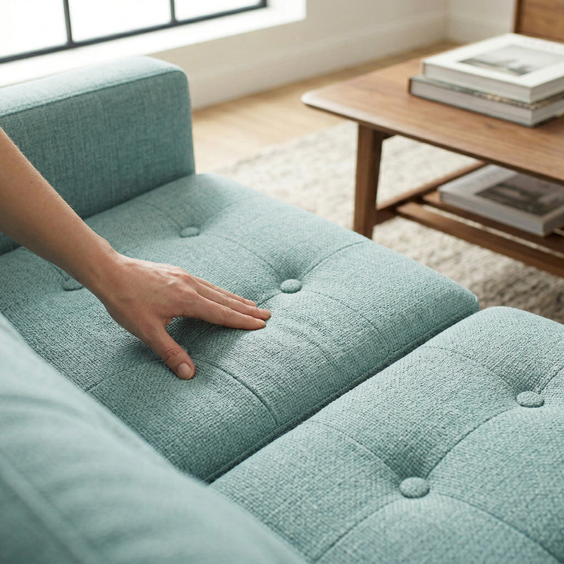 Talmadge Sofa – Made in USA, Customizable Fabrics, Quick Shipping by HouseOfZazla