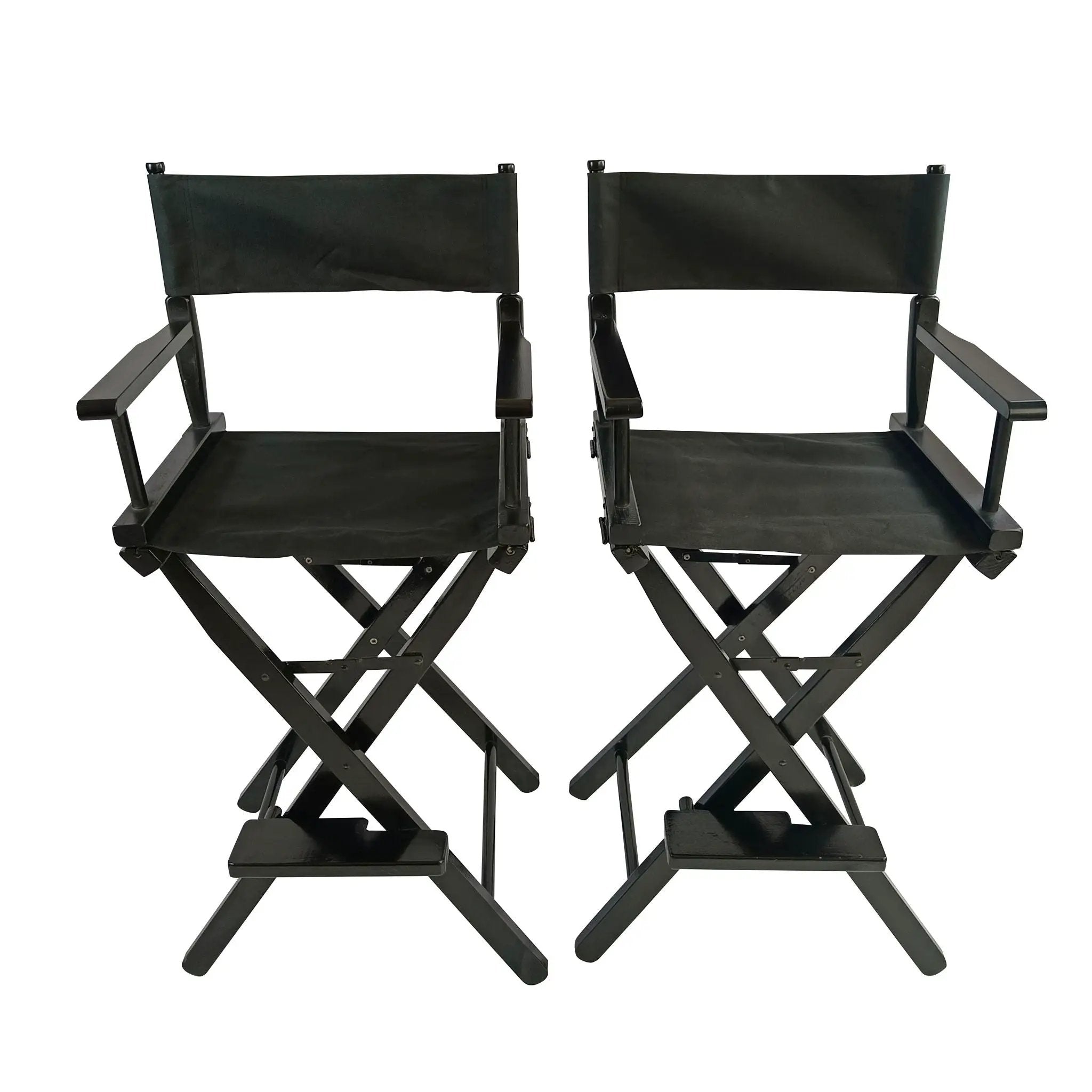 Casual Home Director's Chair, Foldable Style, Suitable For Adults (Set of 2) - Black by Unique Piece Furniture