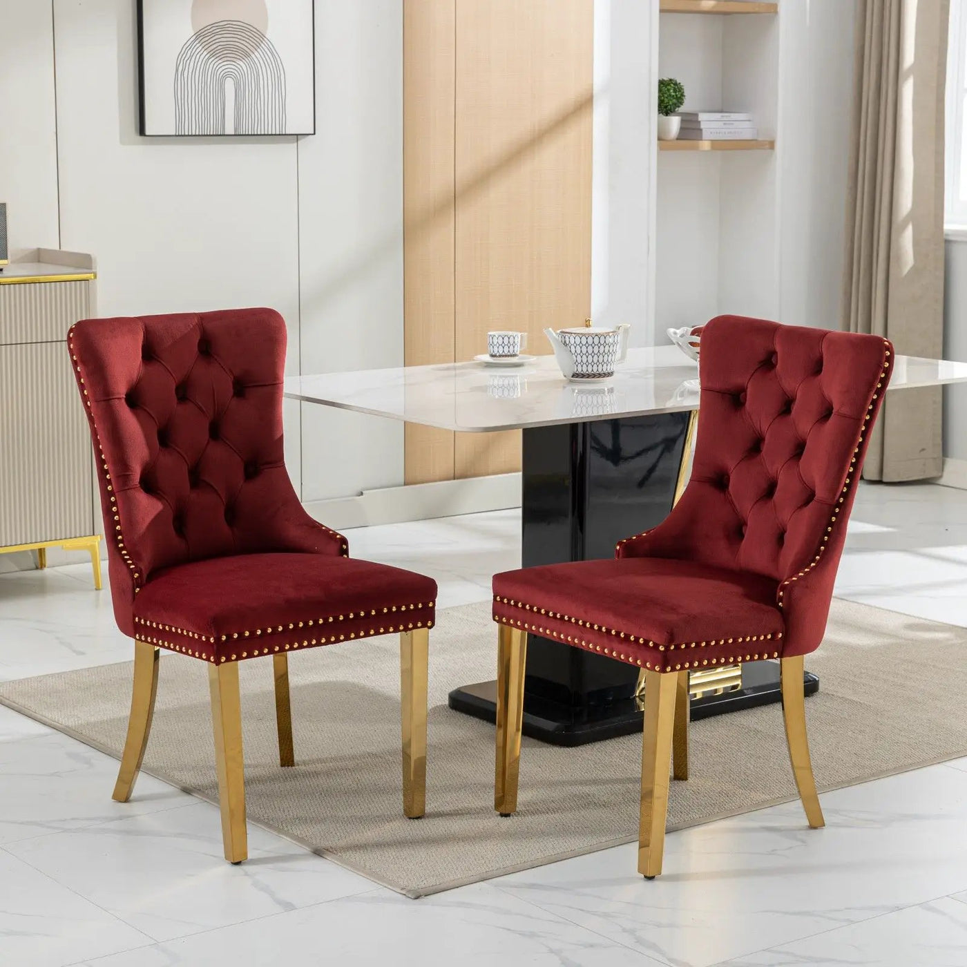 Nikki - Modern, High-End Tufted Dining Chair (Set of 2) by Unique Piece Furniture