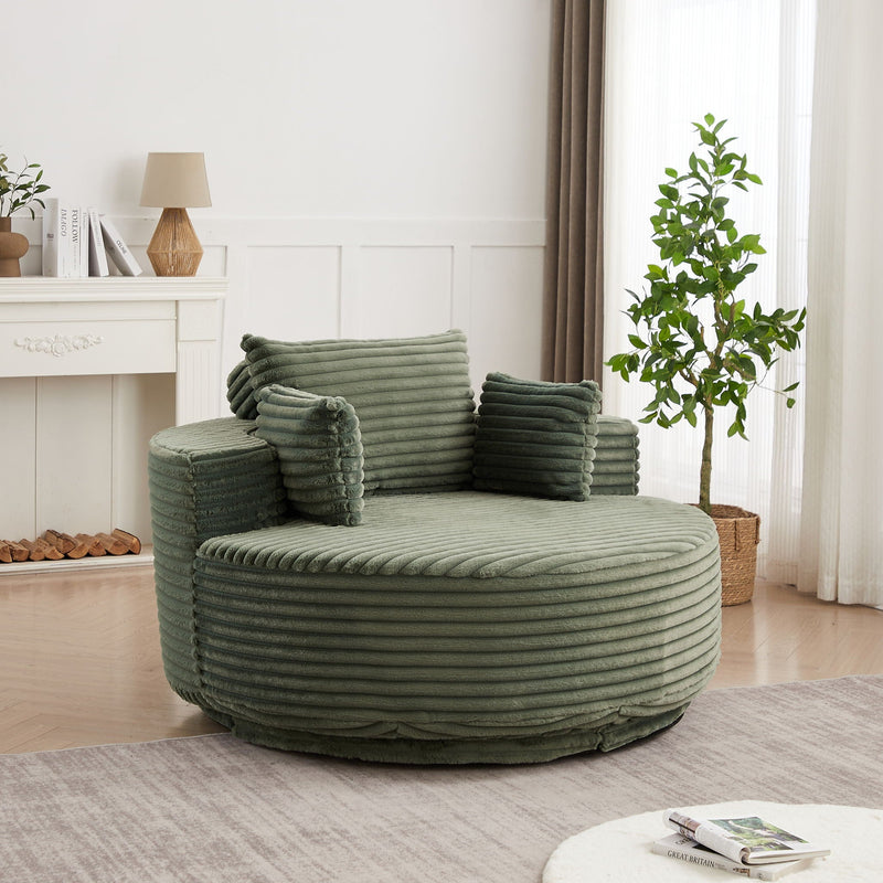Swivel Chair With 360° Rotation For Living Room by HouseOfZazla