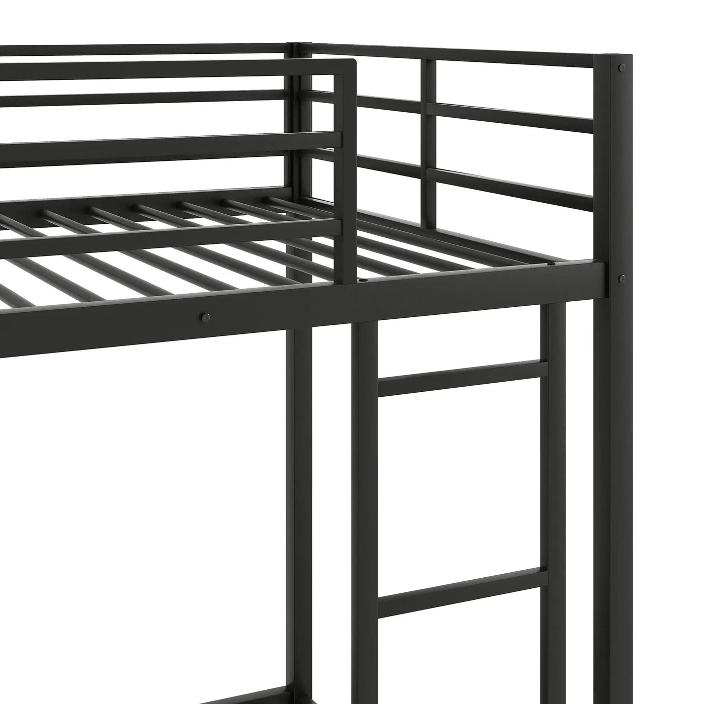 Metal Bunk Bed, Low Bunk Bed With Ladder by Unique Piece Furniture