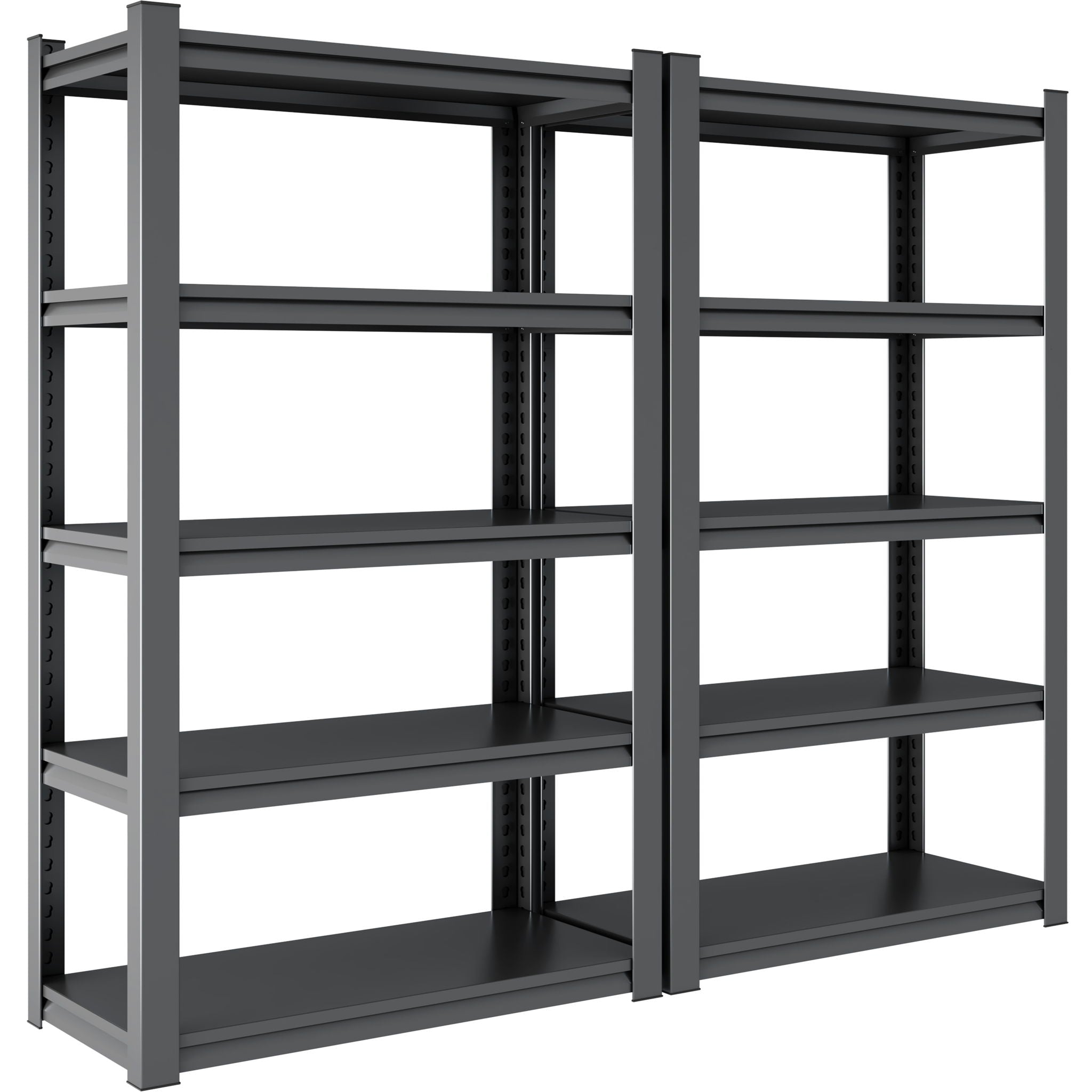 Industrial Heavy Duty Metal Garage Shelving Unit, Adjustable Storage Rack by HouseOfZazla