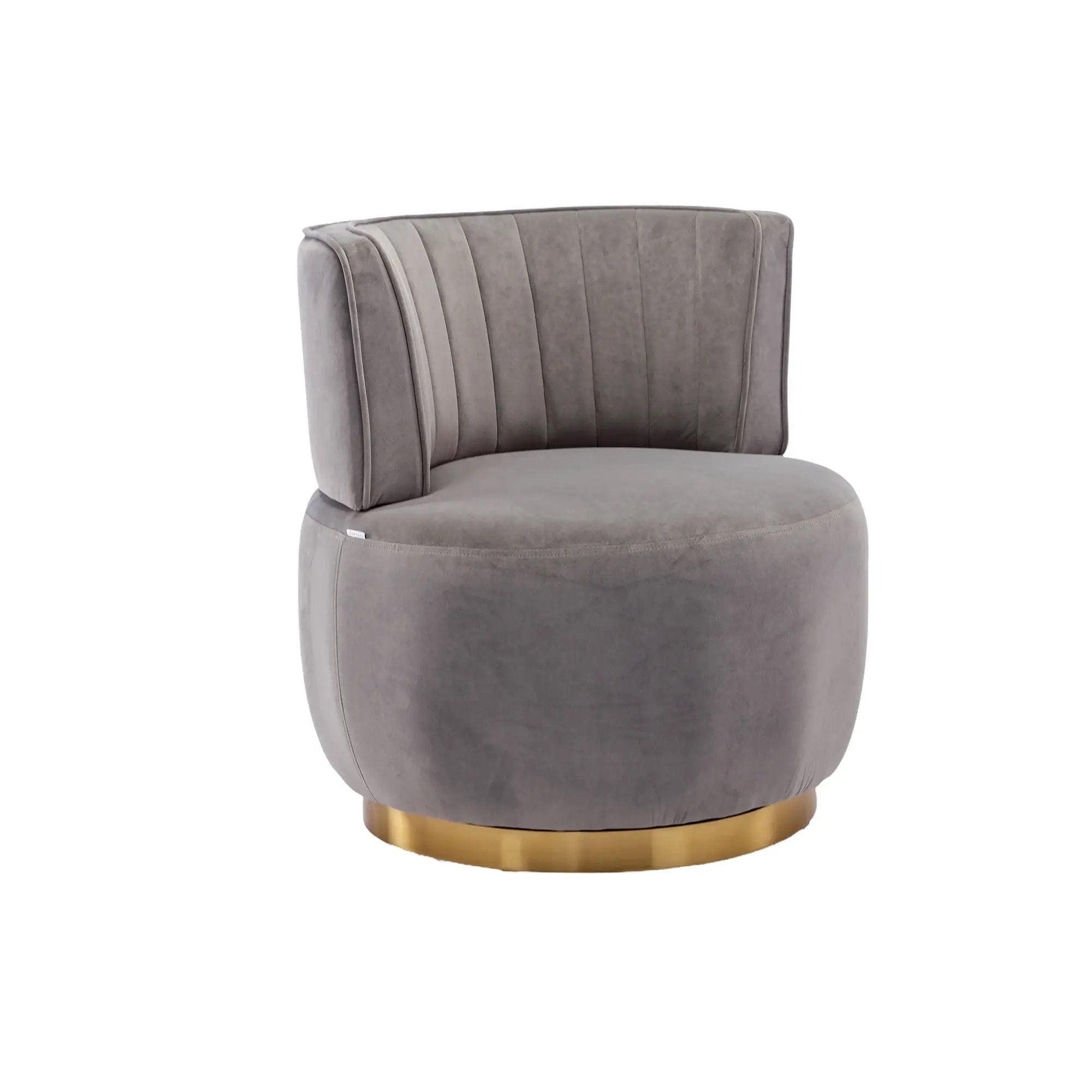 360 Degree Swivel Cuddle Barrel Accent Sofa Chair by Unique Piece Furniture