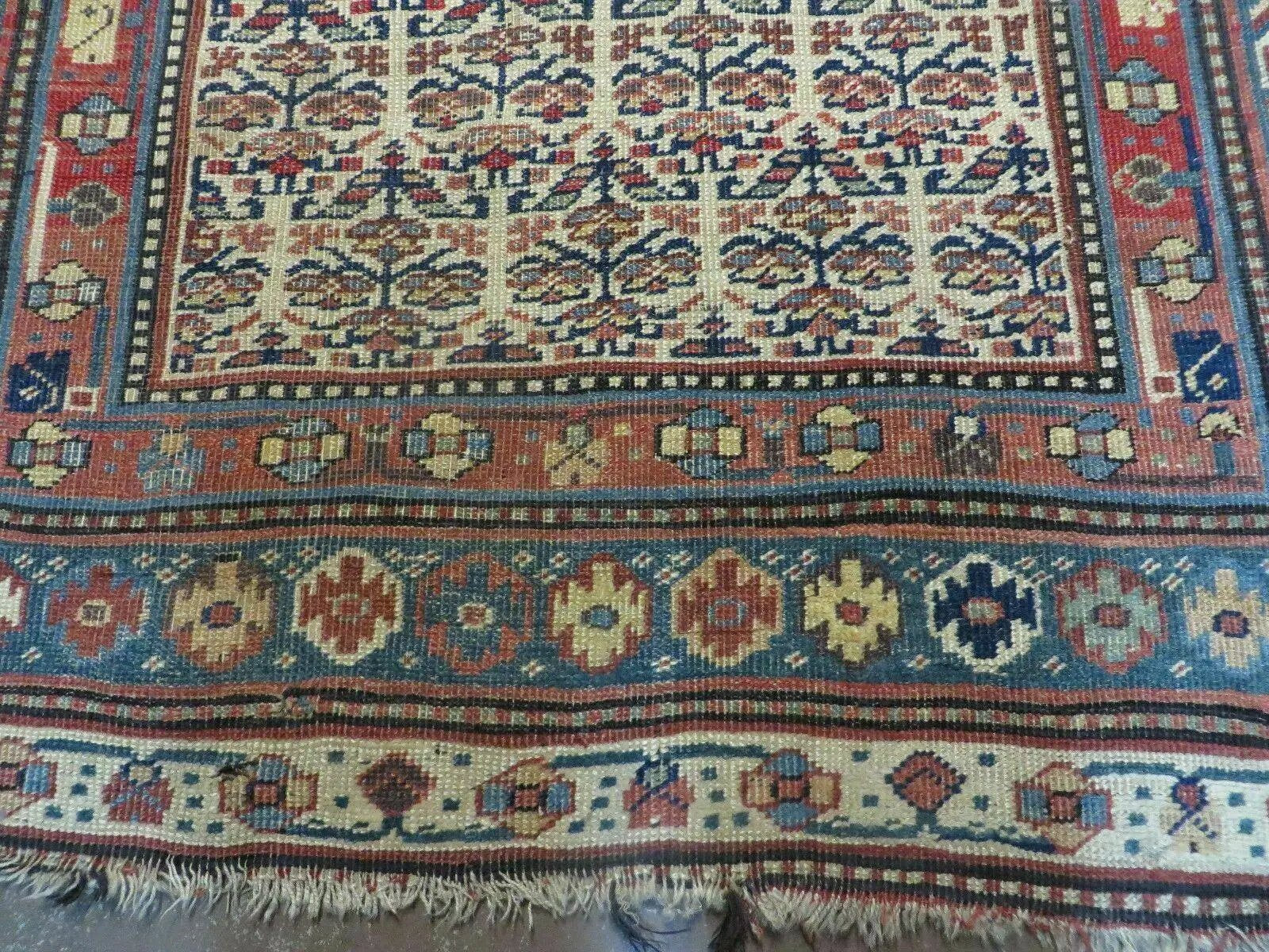 5' X 9' Antique Handmade Caucasian Kuba Wool Rug Veg Dye Runner Nice by Jewel Rugs