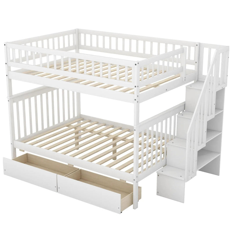 Bunk Bed With Staircase by HouseOfZazla