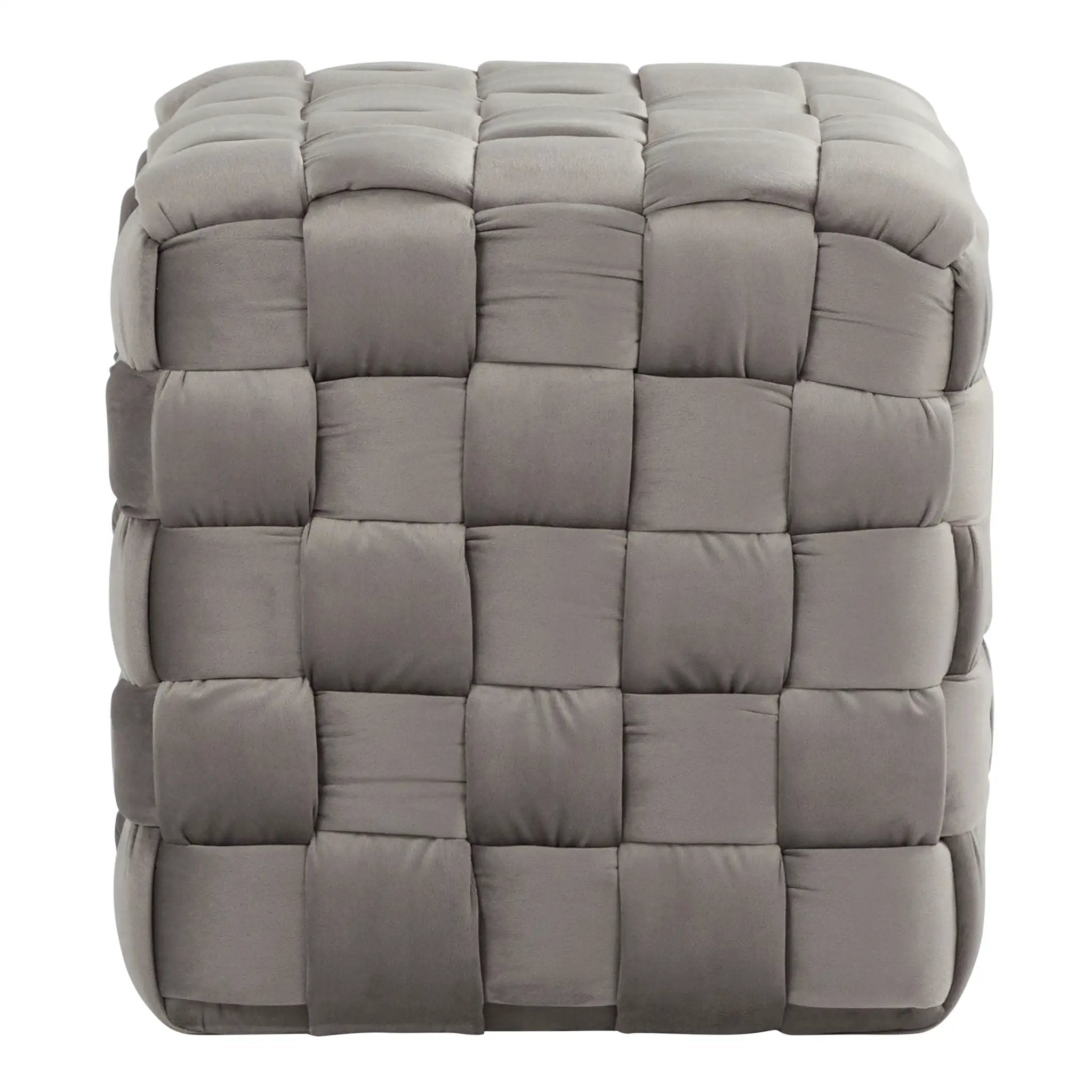 Square Braided Ottoman - by HouseOfZazla