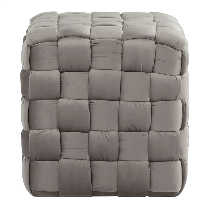 Square Braided Ottoman - by HouseOfZazla