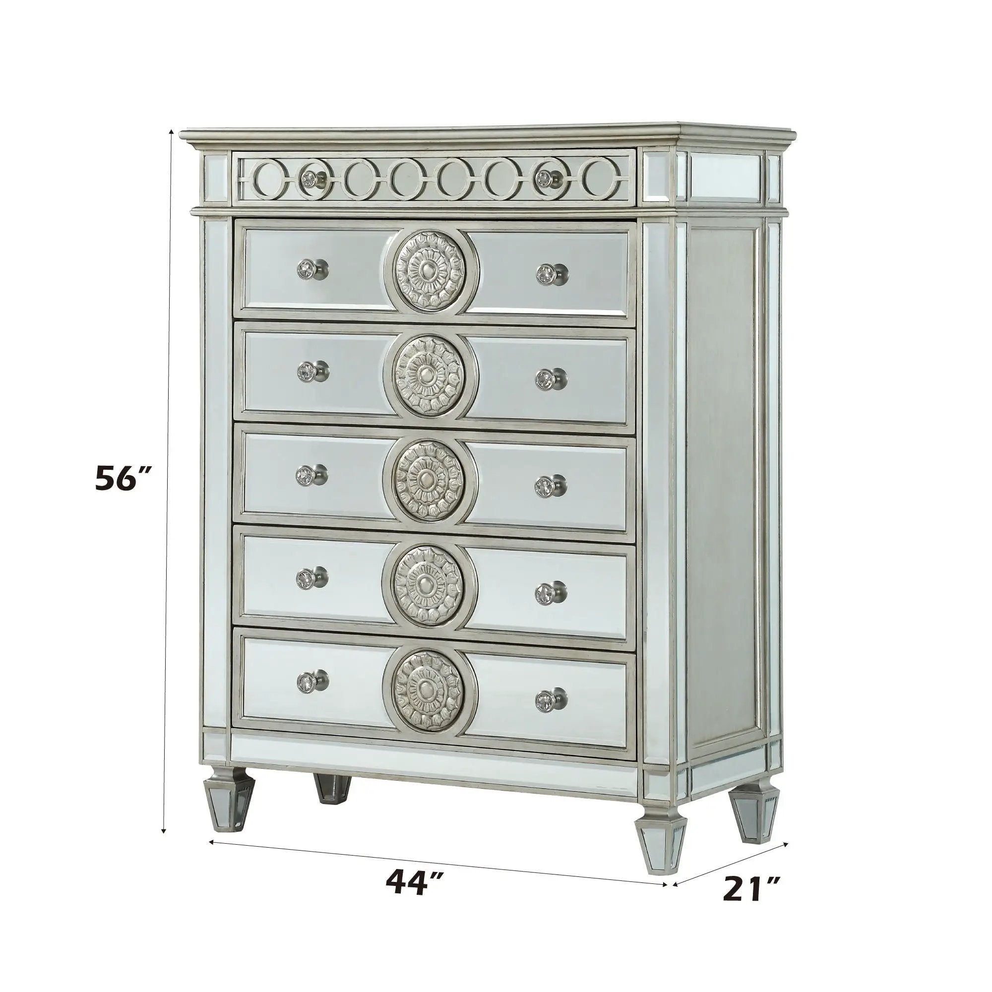 Varian - Mirrored Chest - Silver by HouseOfZazla