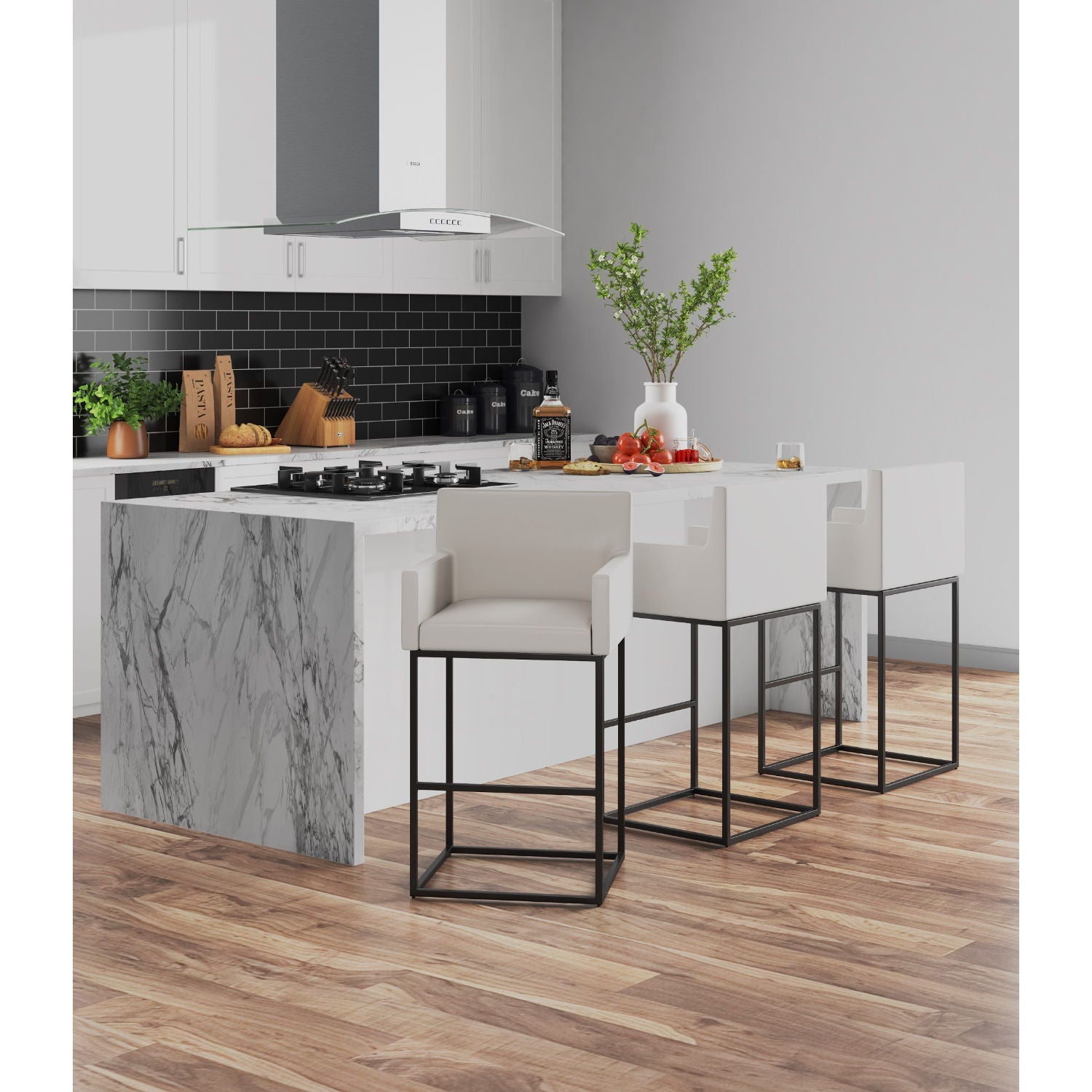 Ambassador - Barstool With Square Frame by HouseOfZazla