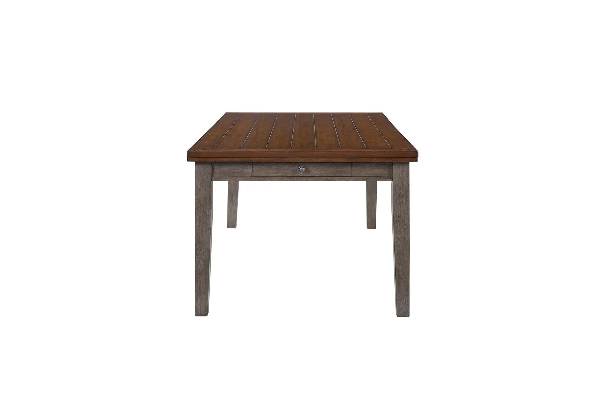 2 Tone 6 Drawer Dining Table - Gray by Unique Piece Furniture