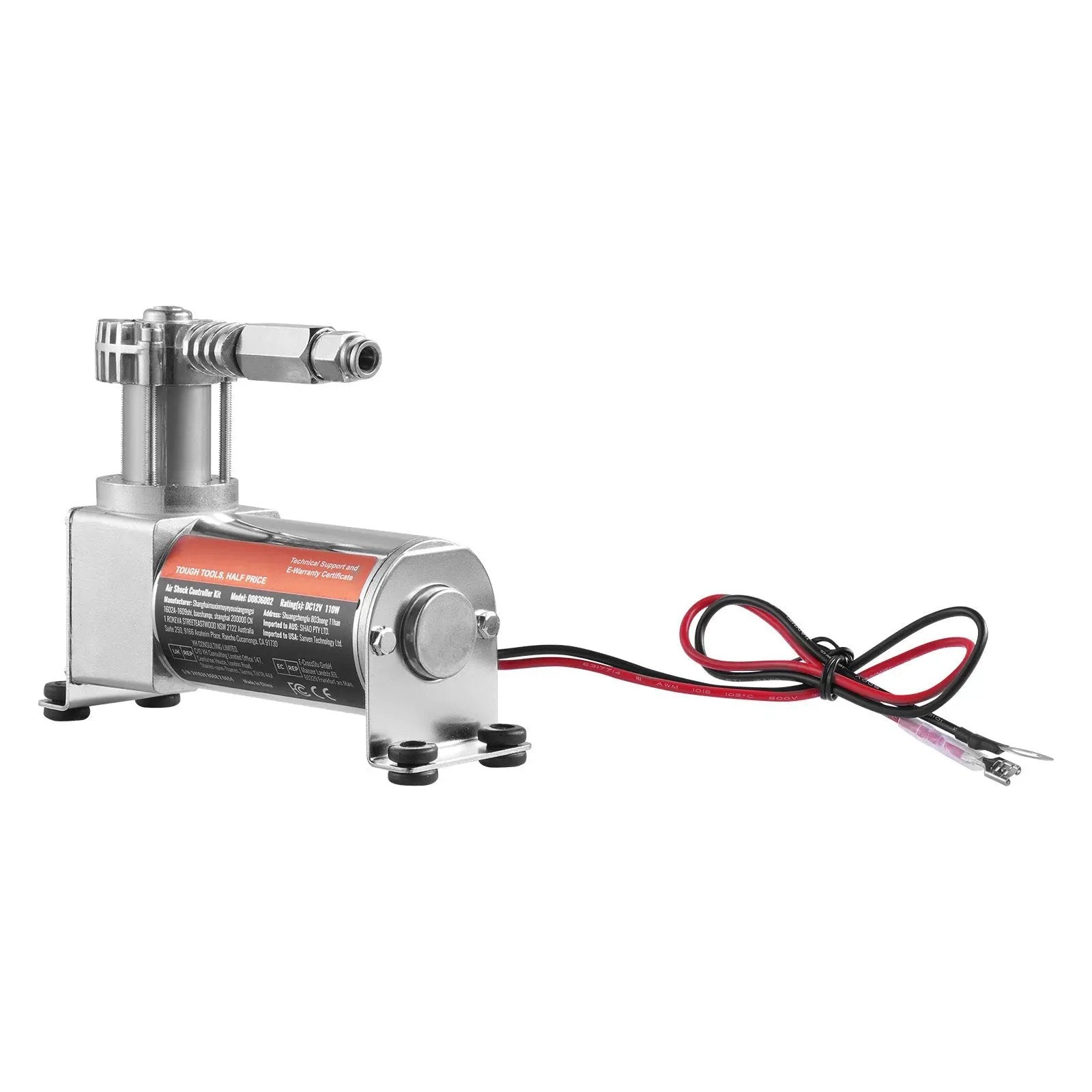 Air Shock Controller Kit 12V 100PSI On-Board Air Compressor System by HouseOfZazla