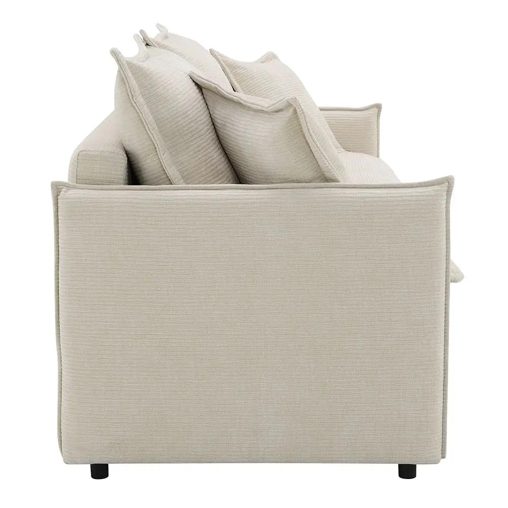Elisea - Sofa With Sleeper - Beige Fabirc by Unique Piece Furniture