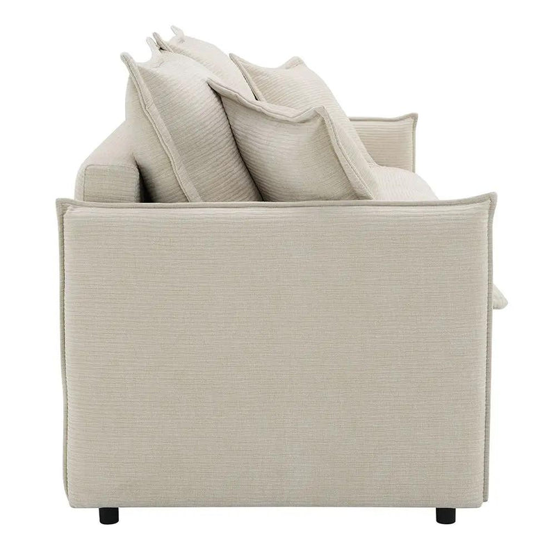 Elisea - Sofa With Sleeper - Beige Fabirc by Unique Piece Furniture