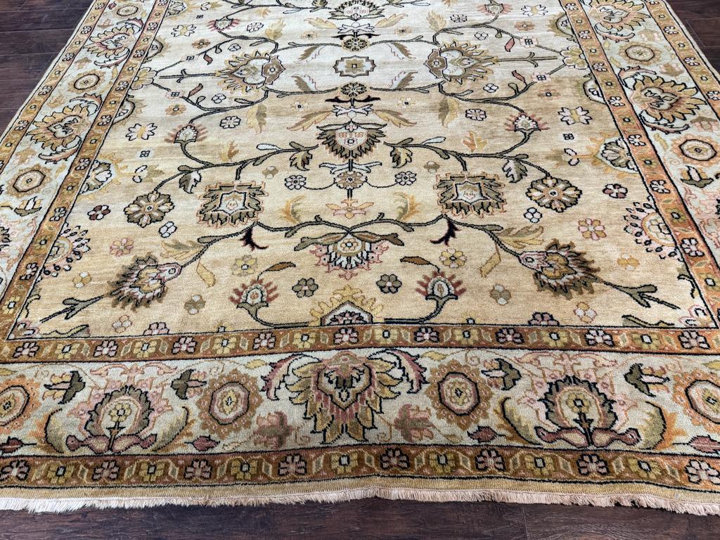 Turkish Oushak Rug 8x10, Vintage Wool Carpet by Jewel Rugs
