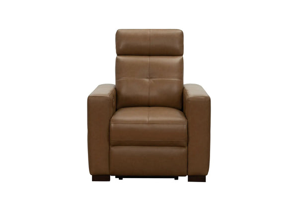 Cara - Power Recliner With Power Headrest And Power Lumbar - Light Brown