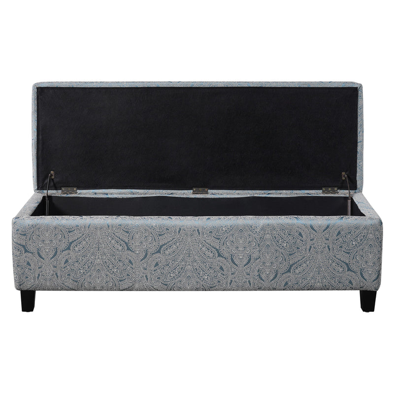 Indoor Jacquard Storage Ottoman Bench by HouseOfZazla