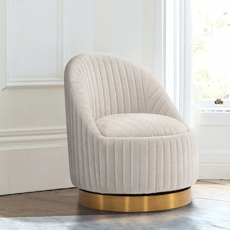 Leela - Swivel Lounge Chair by HouseOfZazla