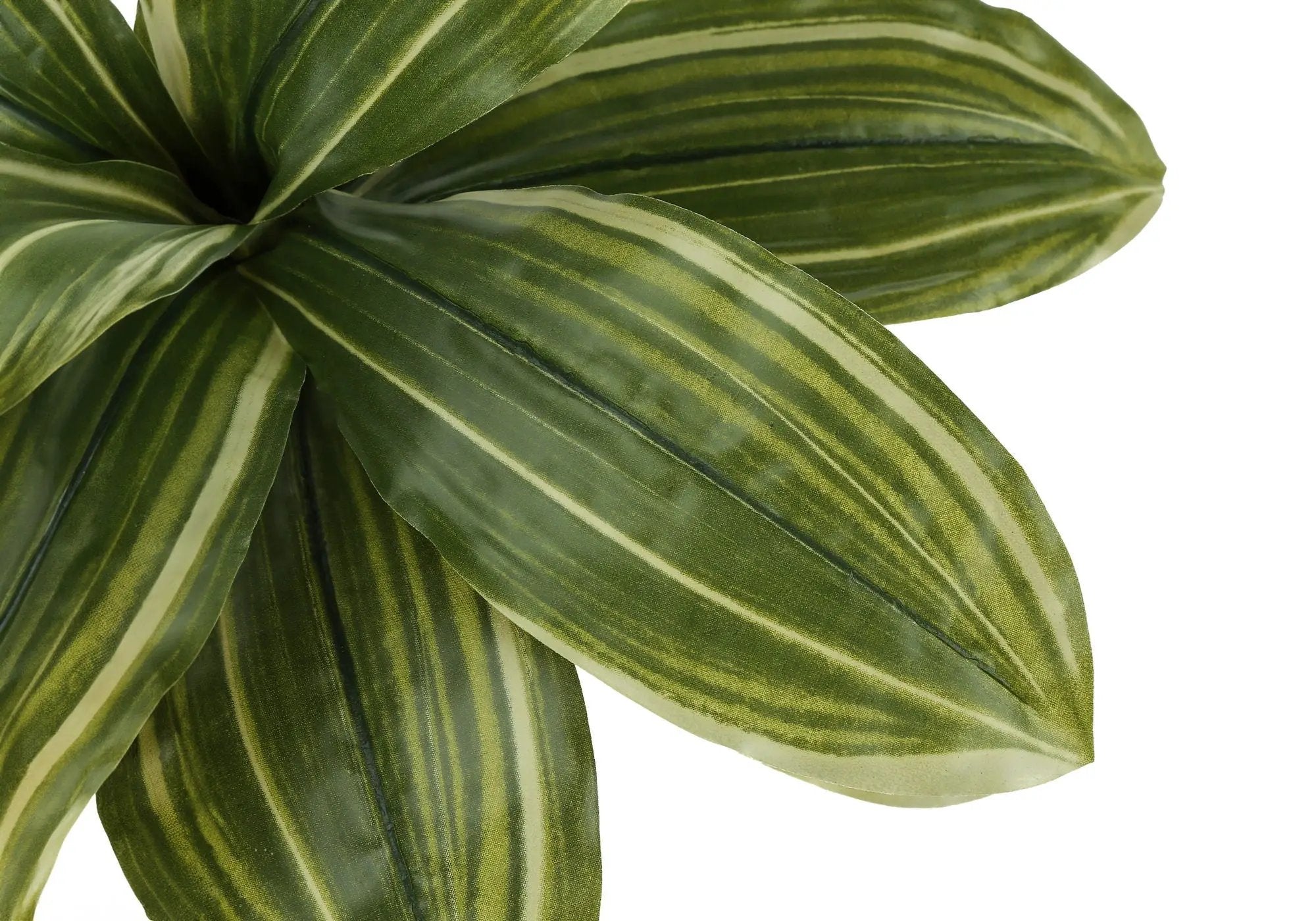 17" Tall, Artificial Plant, Dracaena, Indoor, Faux, Fake, Table, Greenery, Potted, Real Touch, Decorative - Green / Black by Unique Piece Furniture
