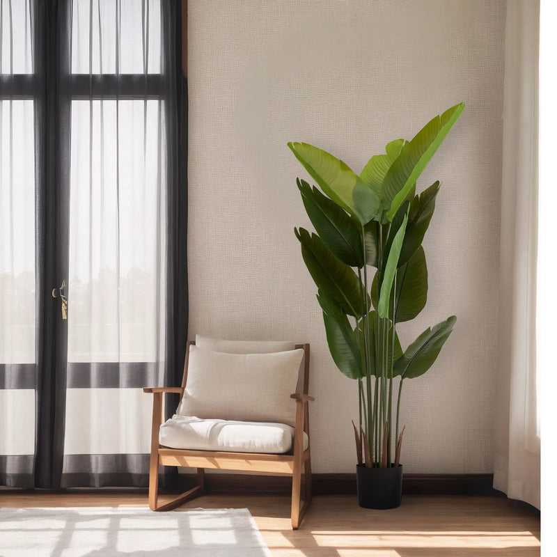 Artificial Plant For Indoor And Outdoor Decoration (Set of 2) by Unique Piece Furniture