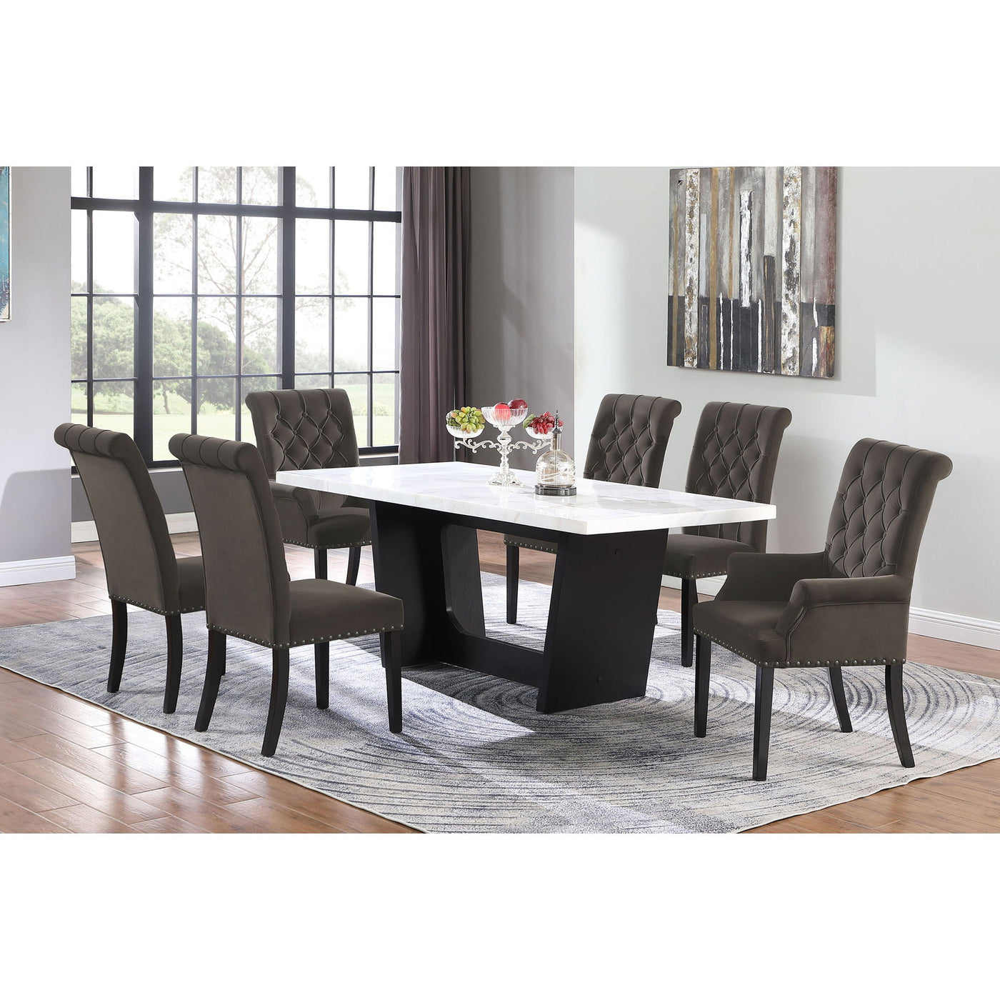 Yorba - Rectangular Dining Table Set by HouseOfZazla