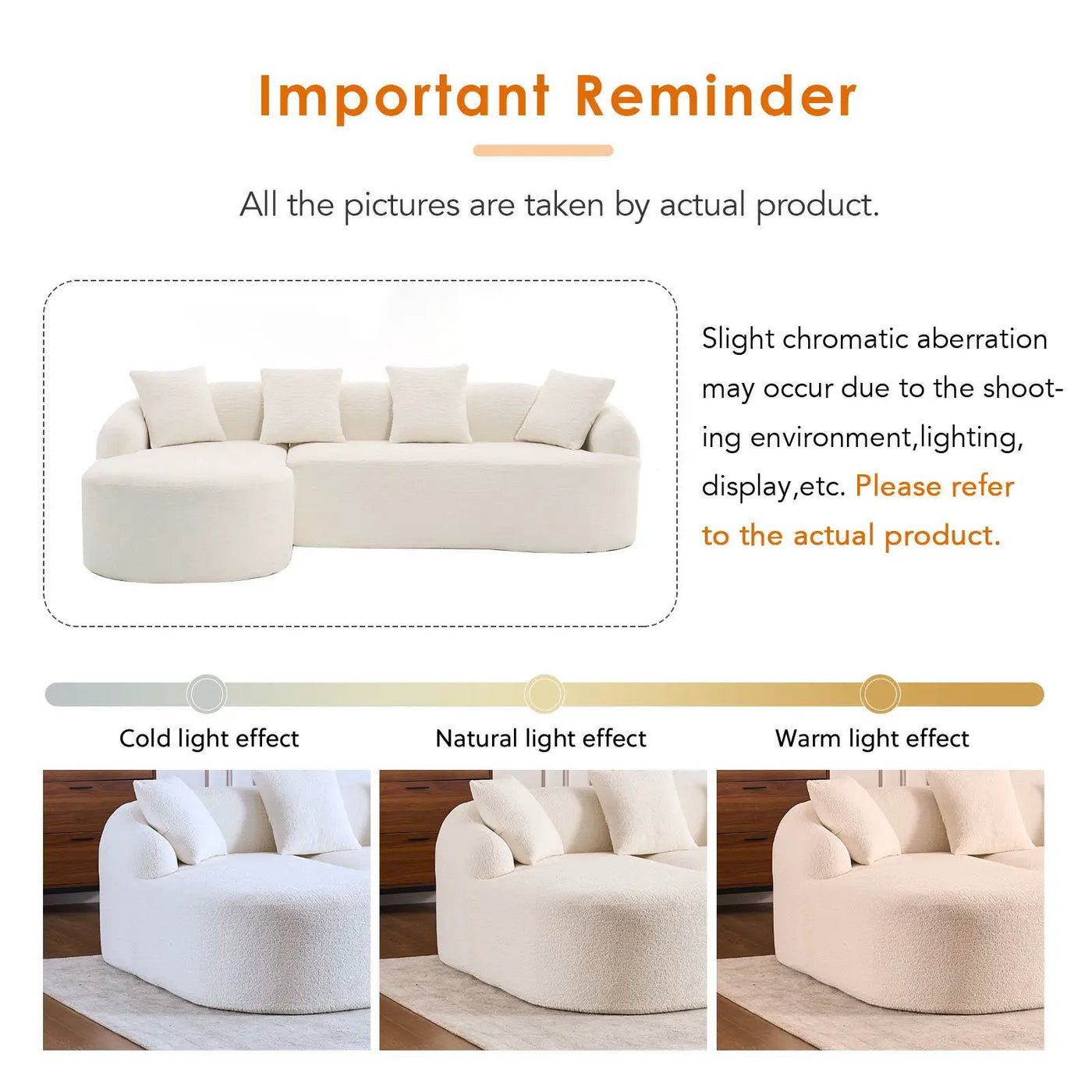 Combined Sofa With 4 Pillows by Unique Piece Furniture