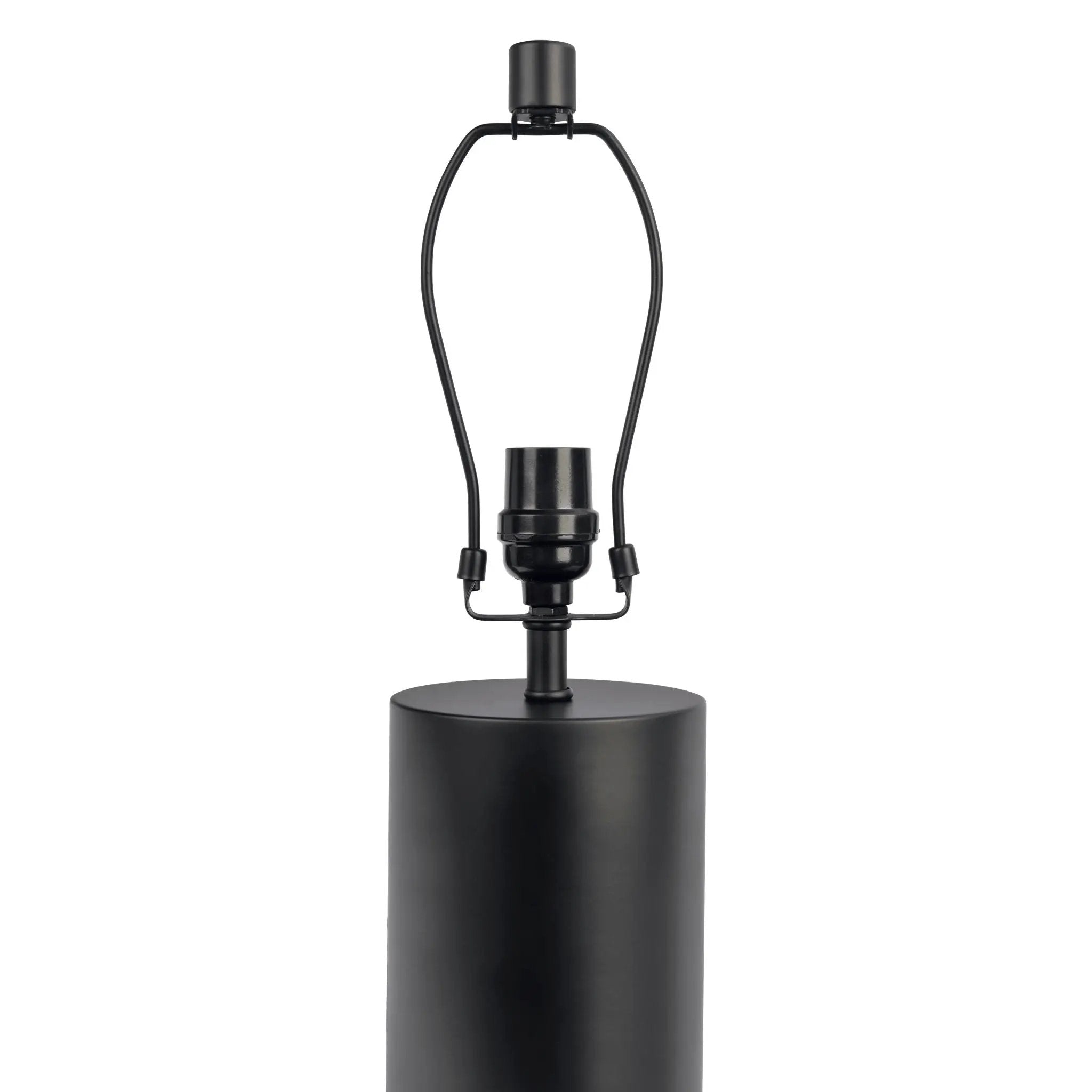 Aura - Table Lamp With On / Off Switch Block Base - Black / White by Unique Piece Furniture