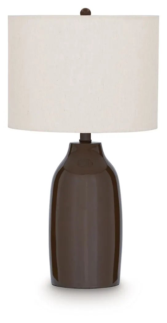 Jyler - Terracotta Table Lamp - Brown by Unique Piece Furniture