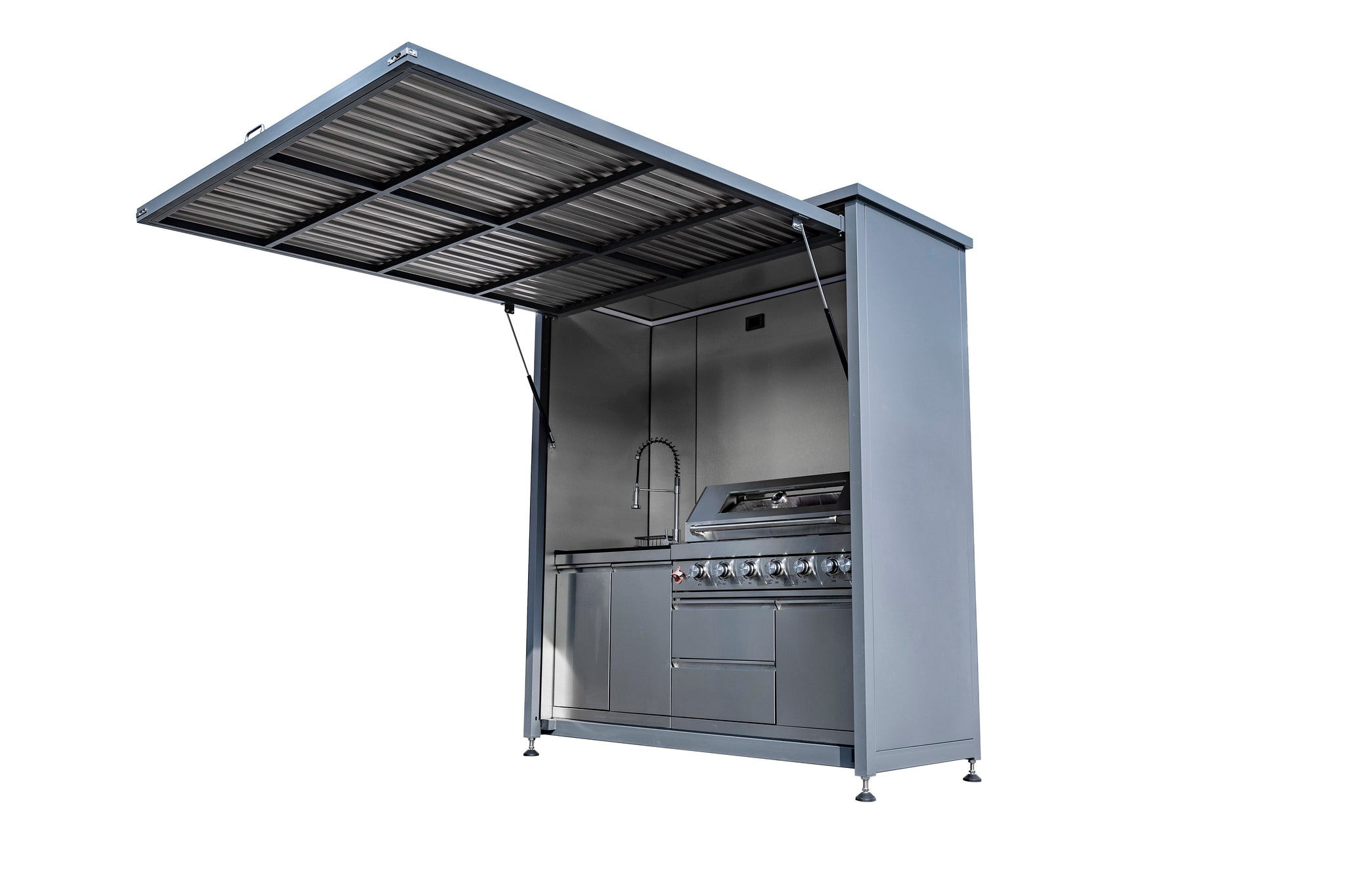 3FTx7FT BBQ House Outdoor Kitchen by HouseOfZazla