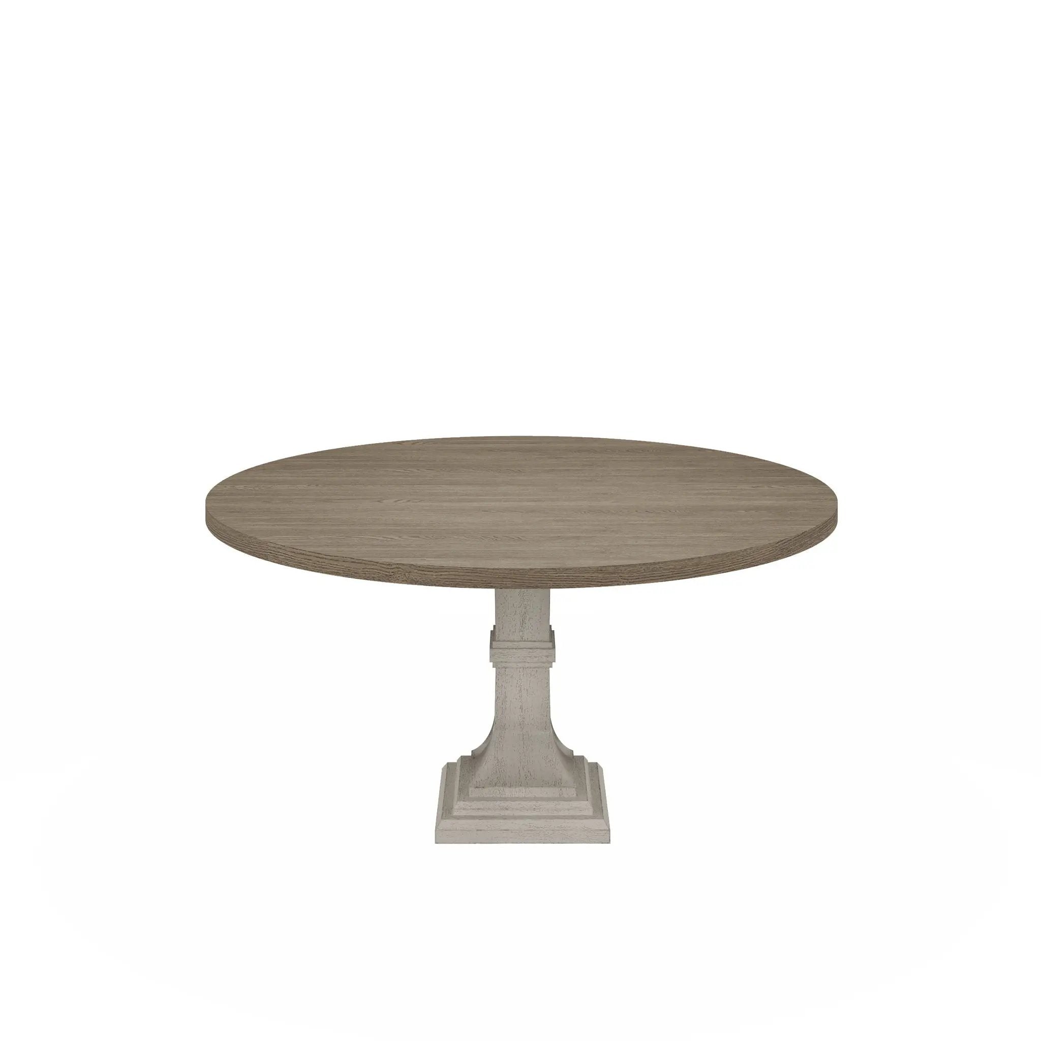 Tannen - Round Dining Table - White And Gray by Unique Piece Furniture