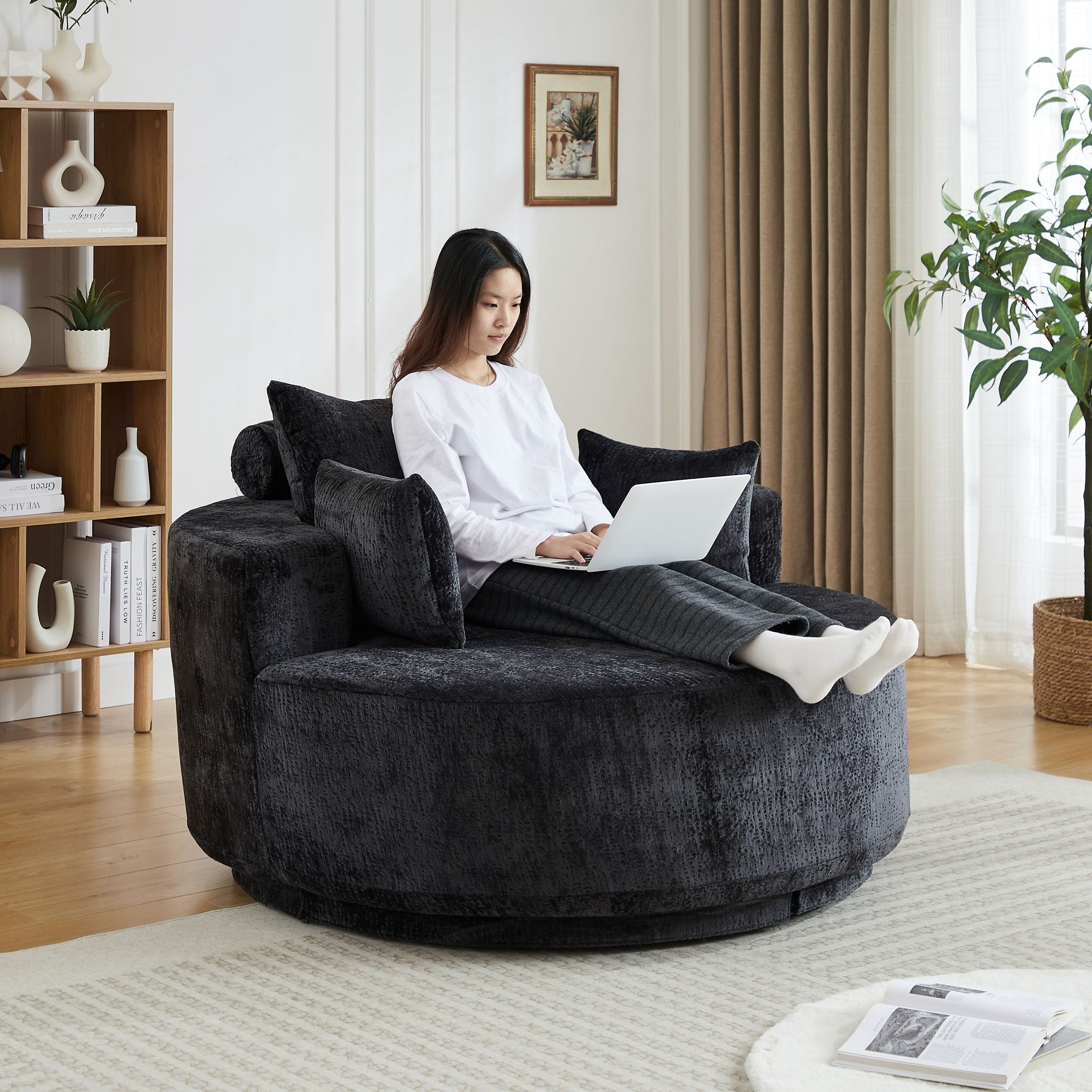Single Sofa, Sleeper Chair For Living Room by HouseOfZazla