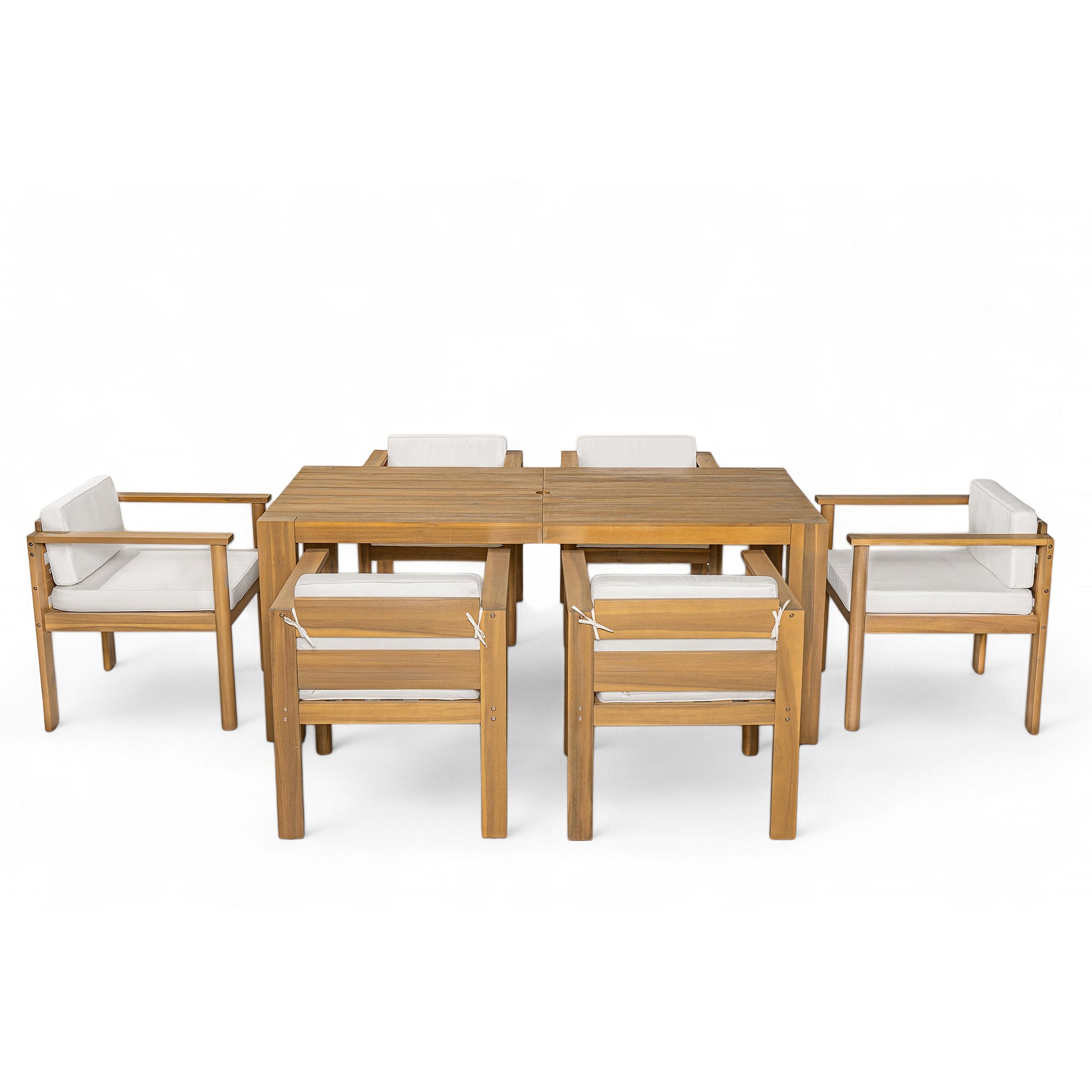 TREXM 7-Piece Patio Dining Table Set for 6 by HouseOfZazla