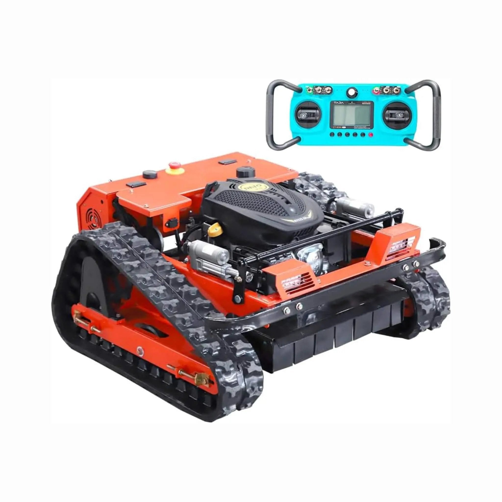 Heavy-Duty 9HP 225CC Remote-Controlled All-Terrain Gas-Powered Lawn Mower With 21-Inch Cutting Width (SAK78412) by SAKSBY WHOLESALE