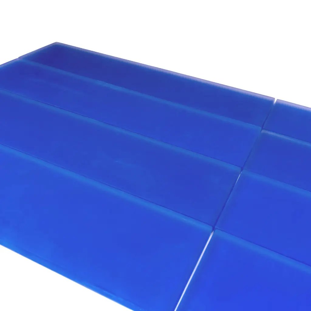 Cobalt Blue 3x12 Matte Subway Glass Tile (20 pack, 5 sq ft/case) by Apollo Tile